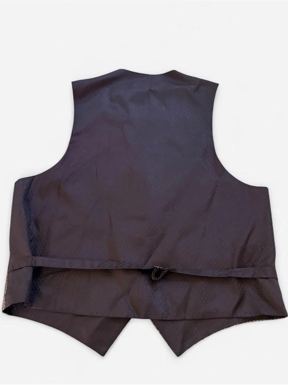Vintage Marshall Stuart Gold Black Statement Vest Waistcoat
